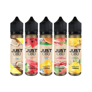 Just CBD Vape Juice e-Liquid 1500mg CBD izolát 60ml, rôzne príchute