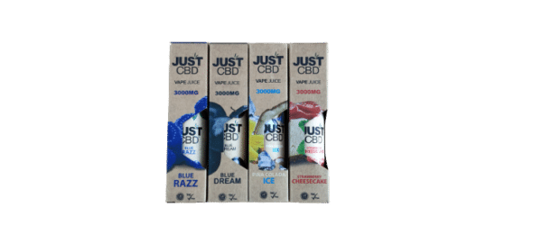 Just CBD Vape Juice e-Liquid 3000mg CBD izolát 60ml, rôzne príchute