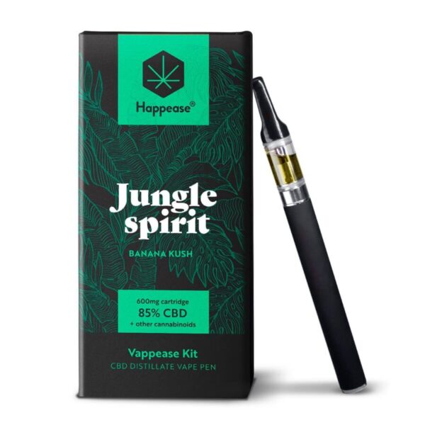 Happease Jungle Spirit Vape pen set, 85% CBD fullspectrum