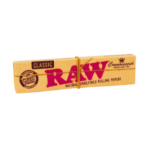 RAW Connoisseur kingsize slim rolling papers + tips