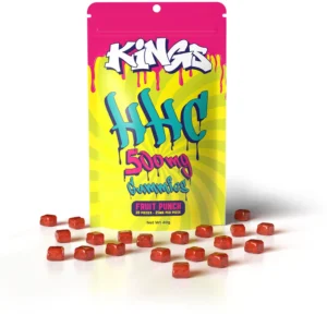 Kings HHC Gummies Fruit Punch 500mg, 20 x 25mg