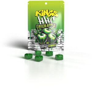Kings HHC Gummies Green Apple 100mg, 5 x 20mg
