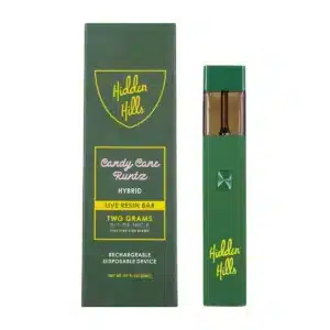 Hidden Hills Club Candy Cane Runtz | FIRE FIRE BLEND |  D11 + D9 THC-P Disposable Vape pen 2G