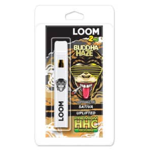 Loom Premium Buddha Haze 1900mg HHC, Disposable Vape pen, 2ml